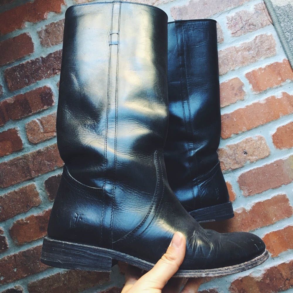 Frye black boots